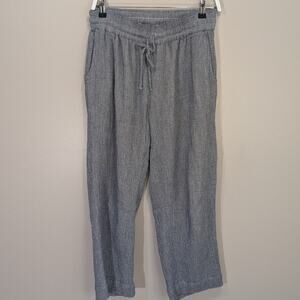 Hatch Pants Cotton Gauze Resort Travel Quiet Luxury Loungewear Breezy - Size 1